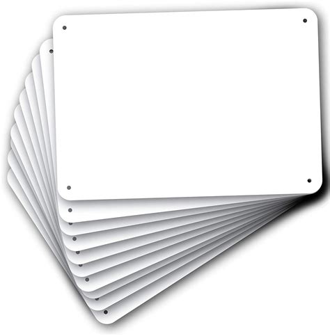 sheet metal for signs|10 round metal sign blanks.